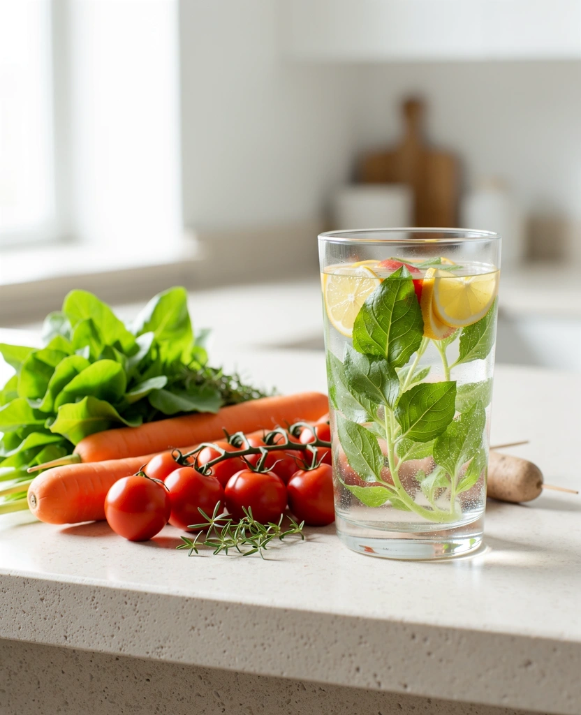 Frische gesunde Ernährung